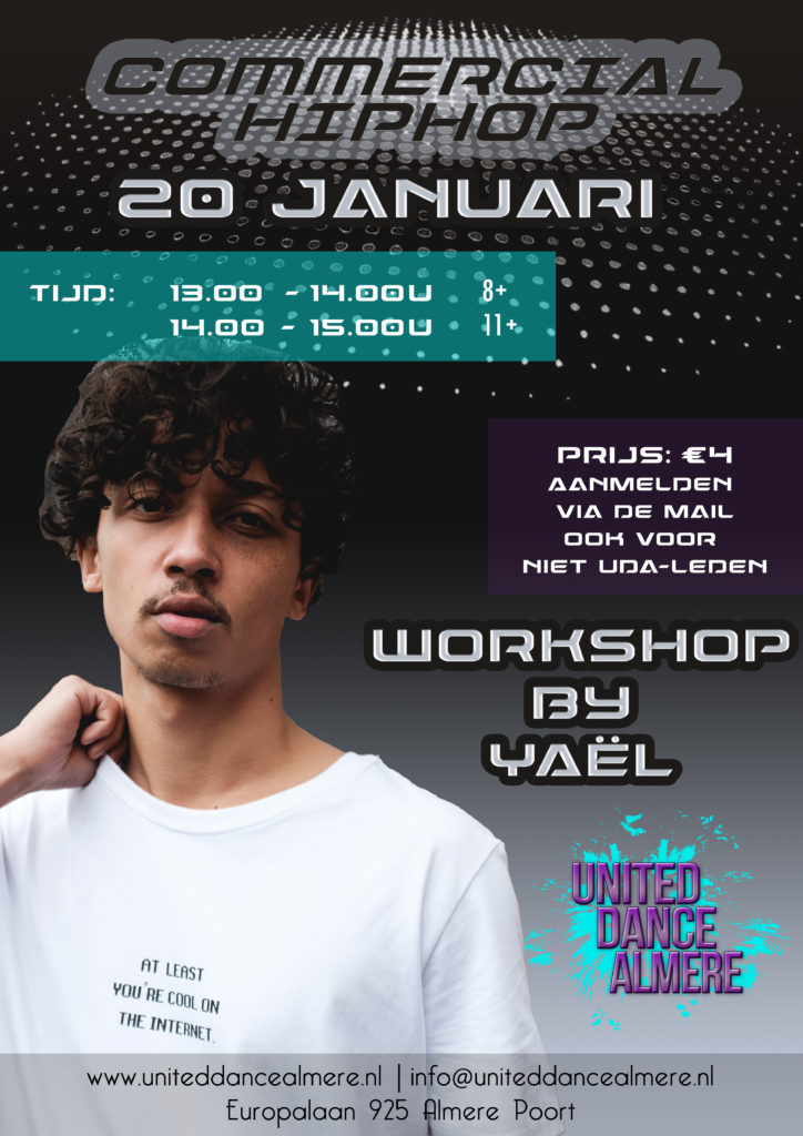 Commercial Hip Hop Workshop van Yaël